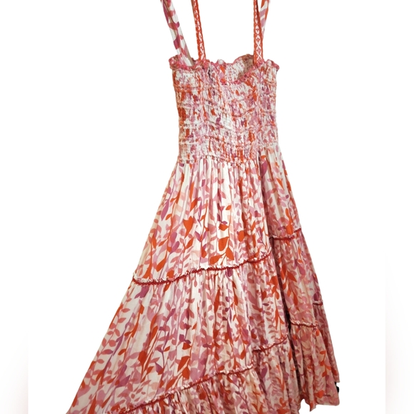 Poupette St Barth Trinny Dress Pink Esterel Women’s Size Small - Picture 7 of 7